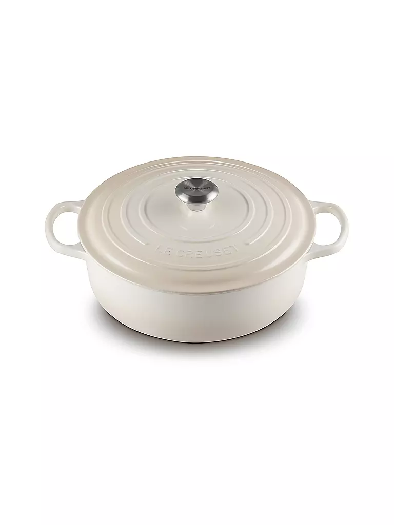 LE CREUSET | Gourmet-Bräter SIGNATURE 30cm Meringue | creme
