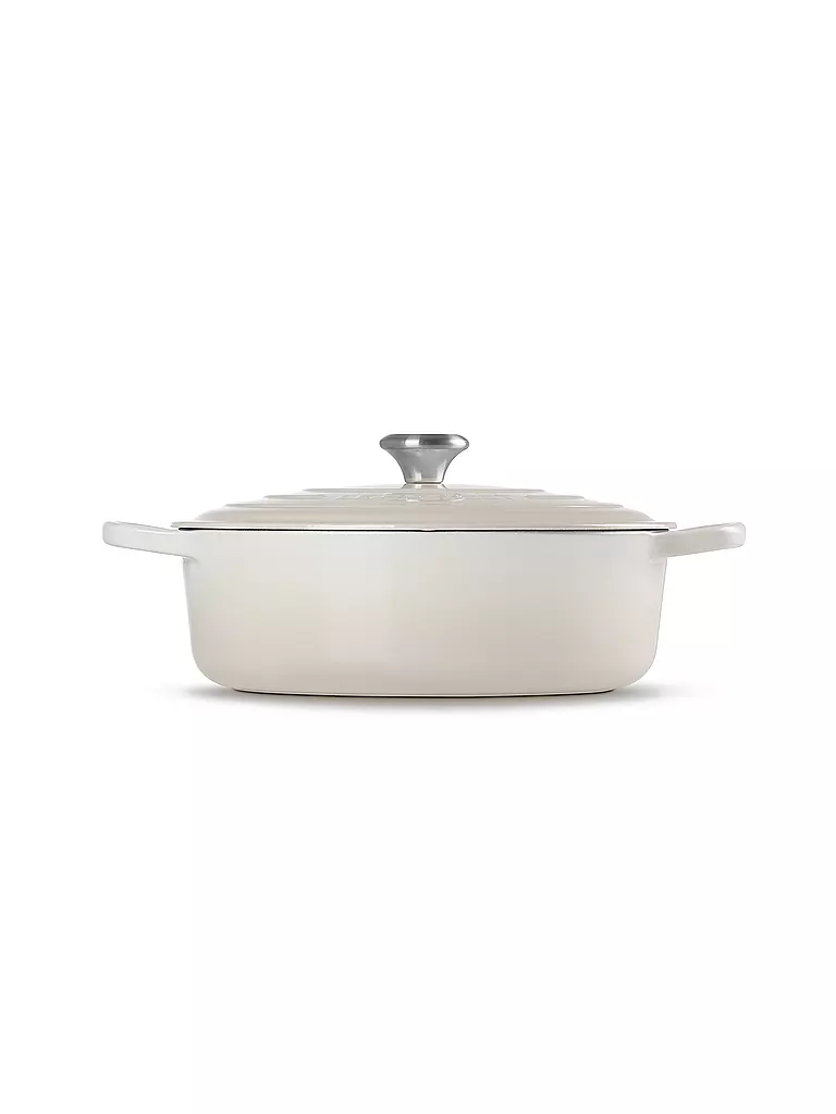 LE CREUSET | Gourmet-Bräter SIGNATURE 30cm Meringue | hellgrau