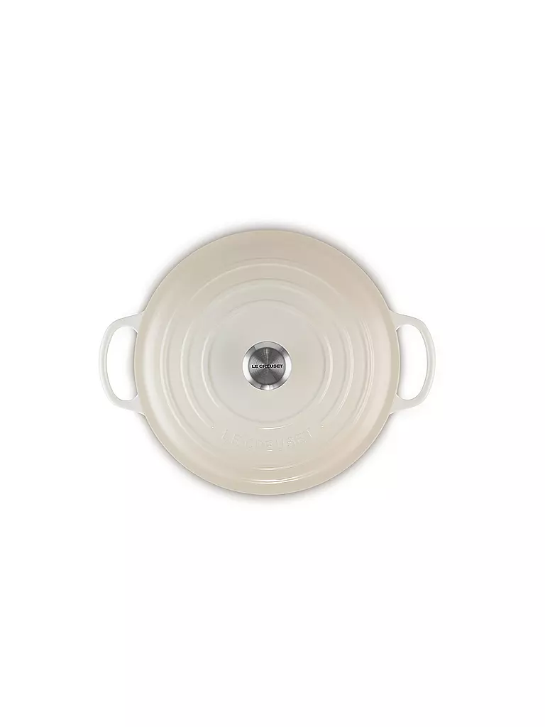 LE CREUSET | Gourmet-Bräter SIGNATURE 30cm Meringue | hellgrau