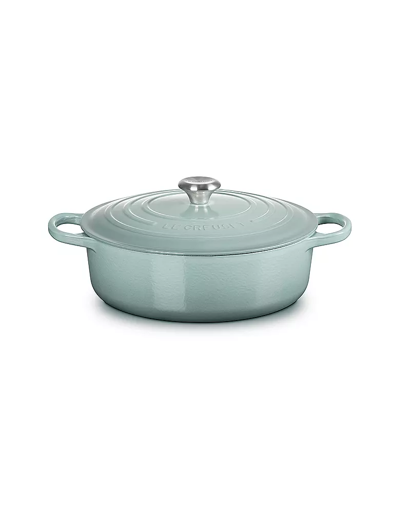 LE CREUSET | Gourmet-Bräter SIGNATURE 30cm Sea Salt | hellgrau