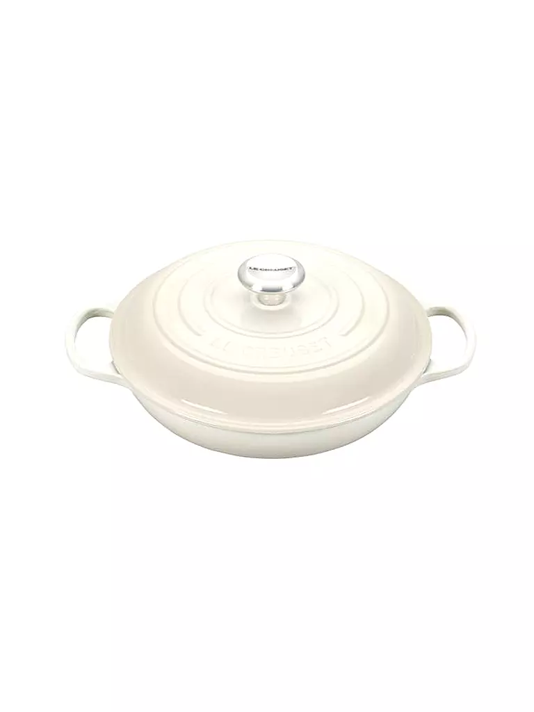 LE CREUSET | Gourmet-Profitopf aus Gusseisen 26cm Meringue | creme