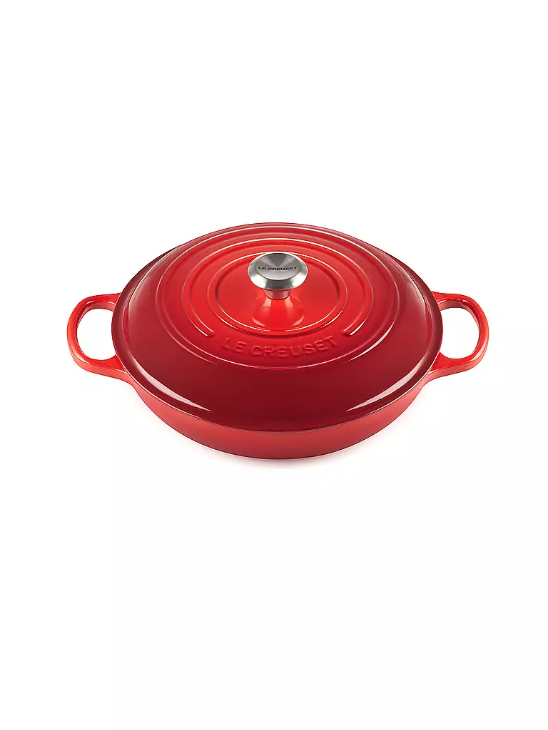 LE CREUSET | Gourmet-Profitopf Signature 30cm/3,2l Kirschrot | rot