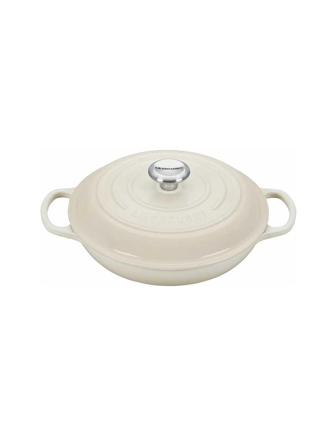 LE CREUSET | Gourmet Profitopf SIGNATURE 30cm/3,2l Garnet | creme