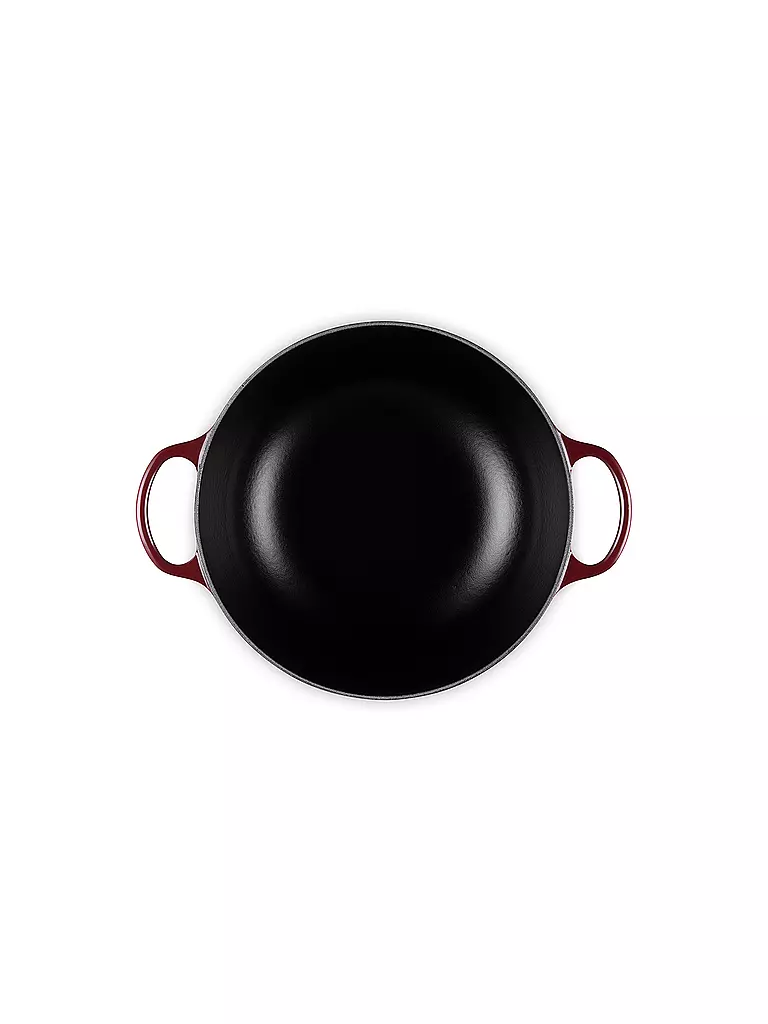 LE CREUSET | Gusseisen-Bräter mit Deckel 26cm/4,1l LA MARMITE SIGNATURE Garnet | dunkelrot
