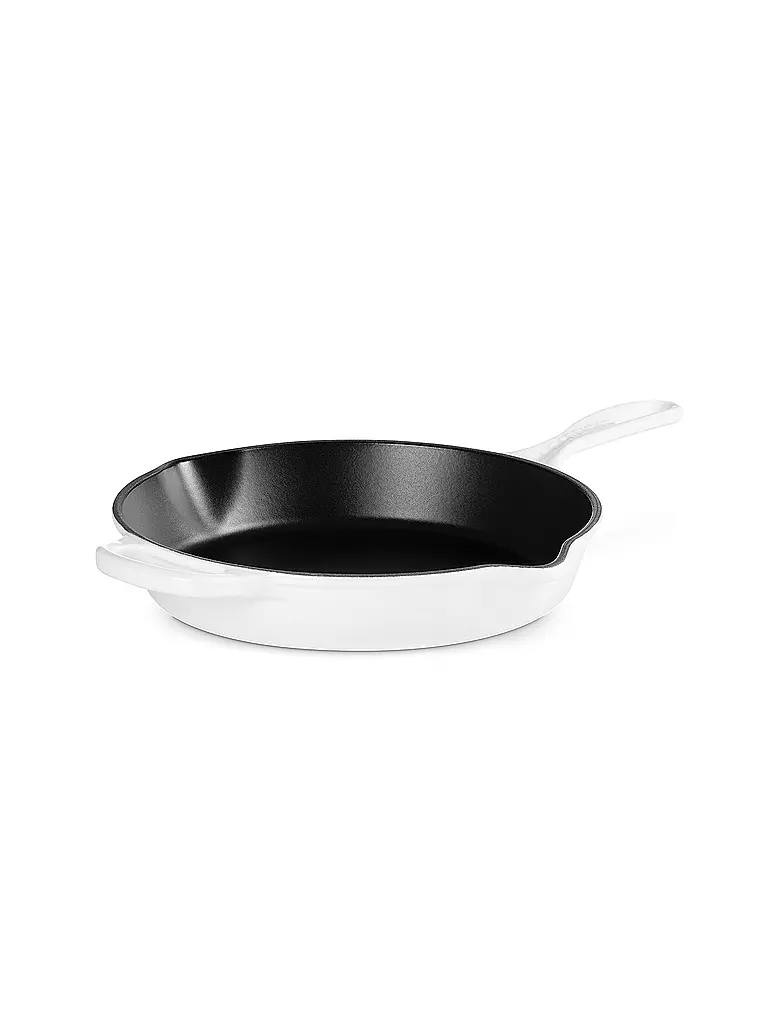 LE CREUSET | Hohe Brat- und Servierpfanne aus Gusseisen 26cm/2l SIGNATURE White | weiss