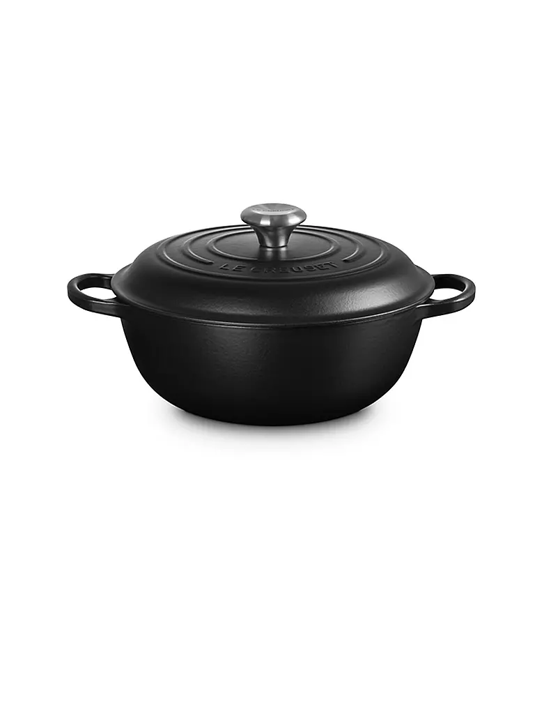 LE CREUSET | Kochtopf - Stew Pot 26cm/2,2l SIGNATURE Schwarz Matt | schwarz