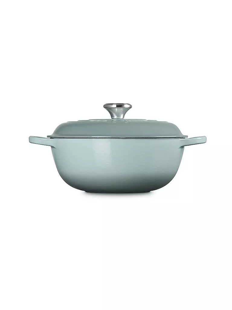 LE CREUSET | Kochtopf - Stew Pot 26cm/2,2l SIGNATURE Sea Salt  | hellgrau