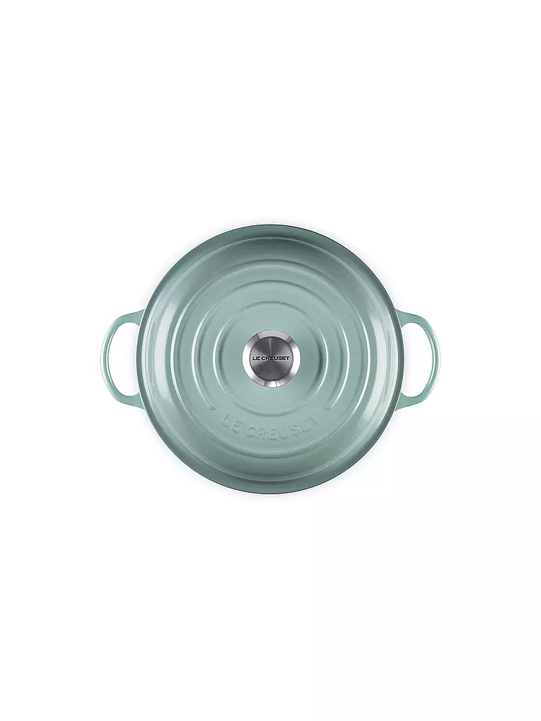 LE CREUSET | Kochtopf - Stew Pot 26cm/2,2l SIGNATURE Sea Salt  | hellgrau
