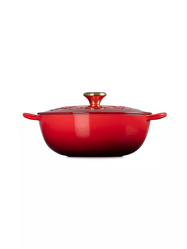 LE CREUSET | Kochtopf mit Deckel 26cm/4,1l LA MARMITE HOLLY Kirschrot  | rot