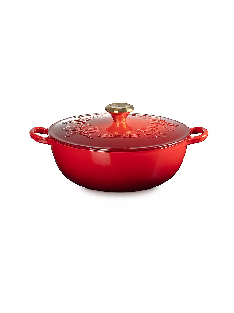 LE CREUSET | Kochtopf mit Deckel 26cm/4,1l LA MARMITE HOLLY Kirschrot  | rot