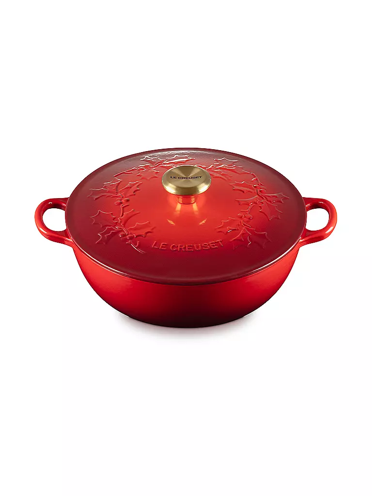 LE CREUSET | Kochtopf mit Deckel 26cm/4,1l LA MARMITE HOLLY Kirschrot  | rot
