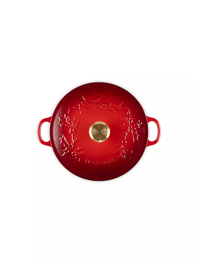 LE CREUSET | Kochtopf mit Deckel 26cm/4,1l LA MARMITE HOLLY Kirschrot  | rot