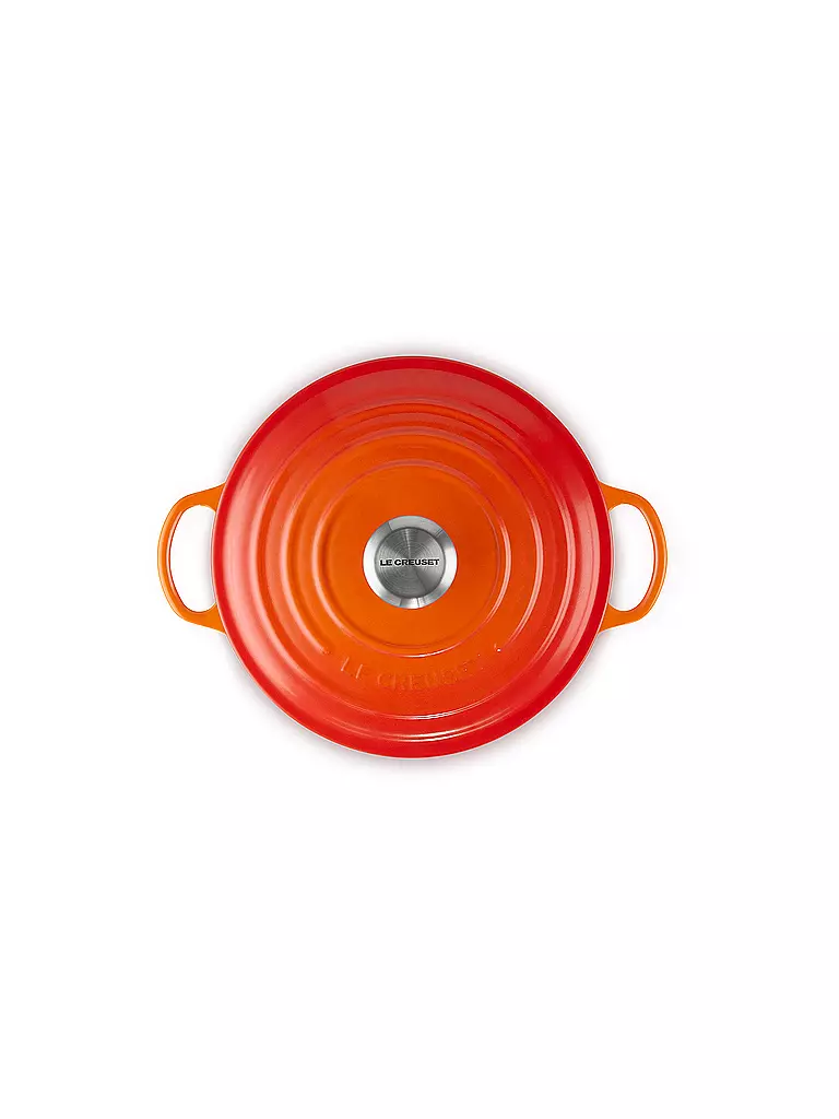 LE CREUSET | La Marmite - Familientopf Signature 24cm Ofenrot | orange