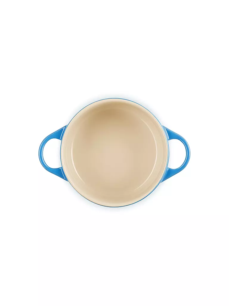LE CREUSET | Mini Cocotte 14cm/0,65l KLASSIK Azure | hellgrau