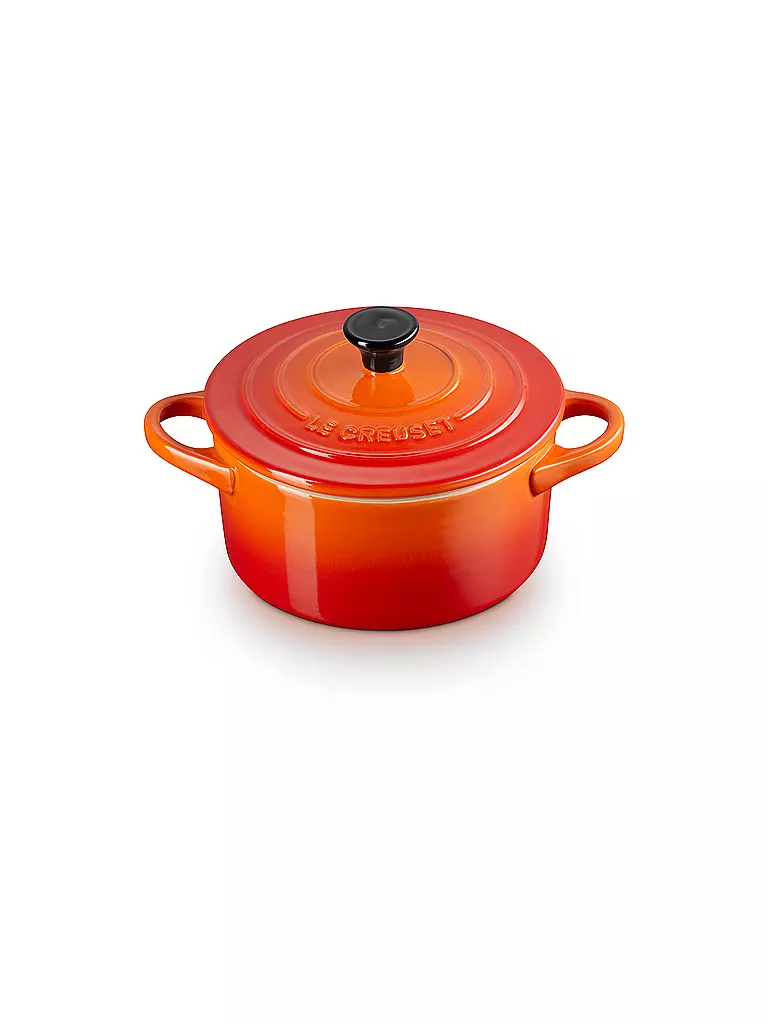 LE CREUSET | Mini Cocotte 14cm/0,65l KLASSIK Offenrot  | orange
