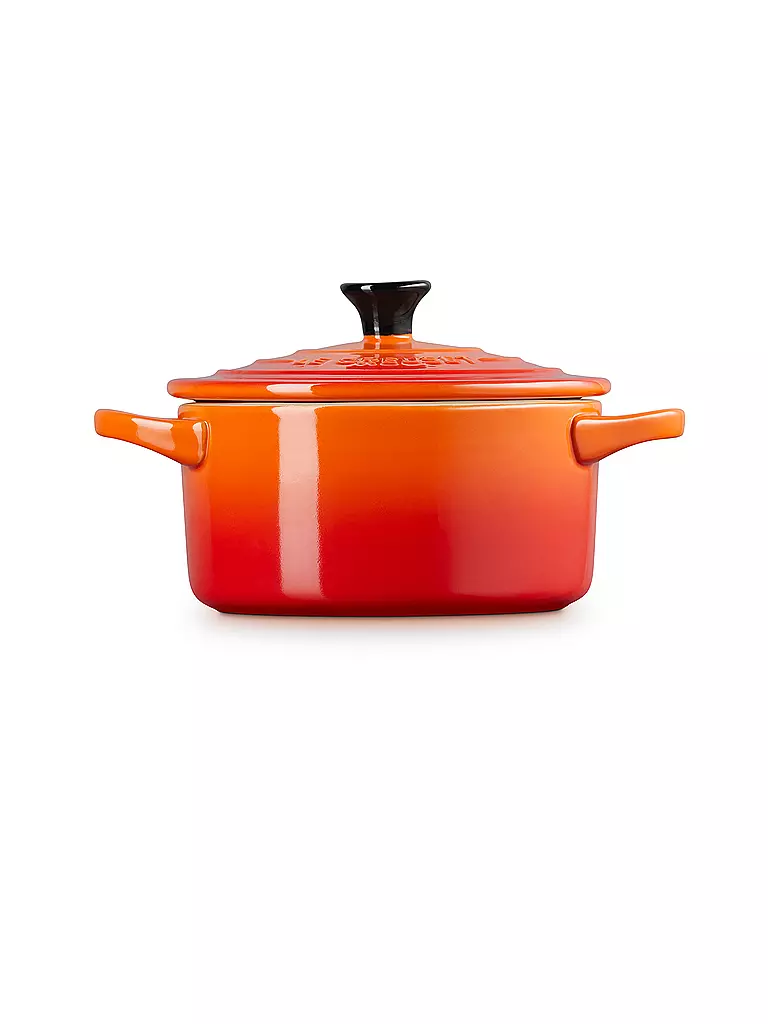 LE CREUSET | Mini Cocotte 14cm/0,65l KLASSIK Offenrot  | orange