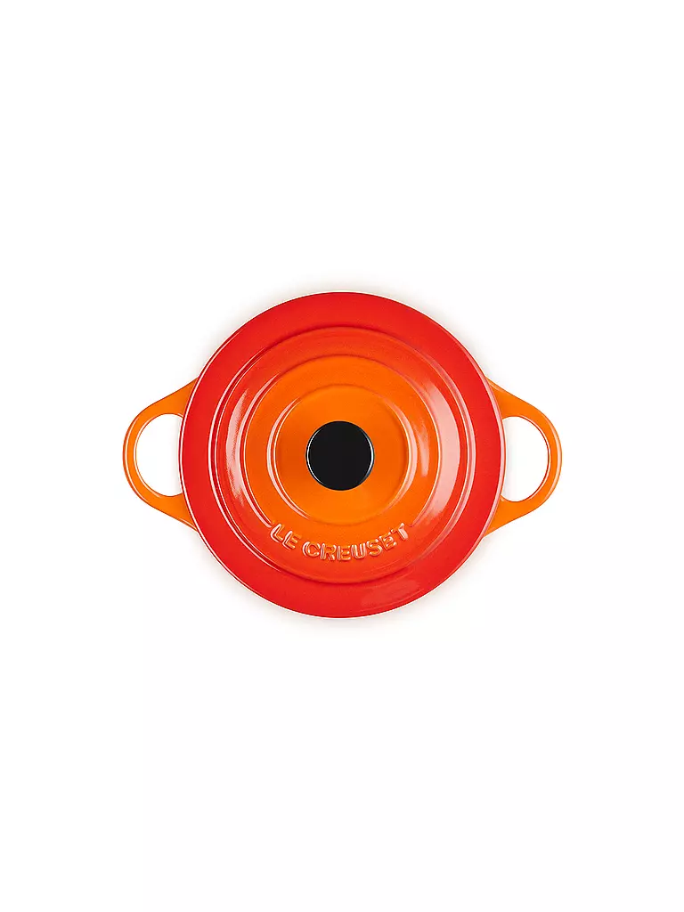 LE CREUSET | Mini Cocotte 14cm/0,65l KLASSIK Offenrot  | orange