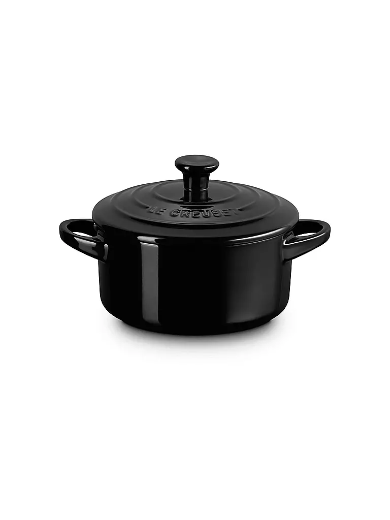 LE CREUSET | Mini Cocotte 14cm/0,65l KLASSIK Schwarz | schwarz