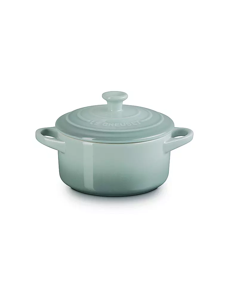 LE CREUSET | Mini Cocotte 14cm/0,65l KLASSIK Sea Salt    | hellgrau