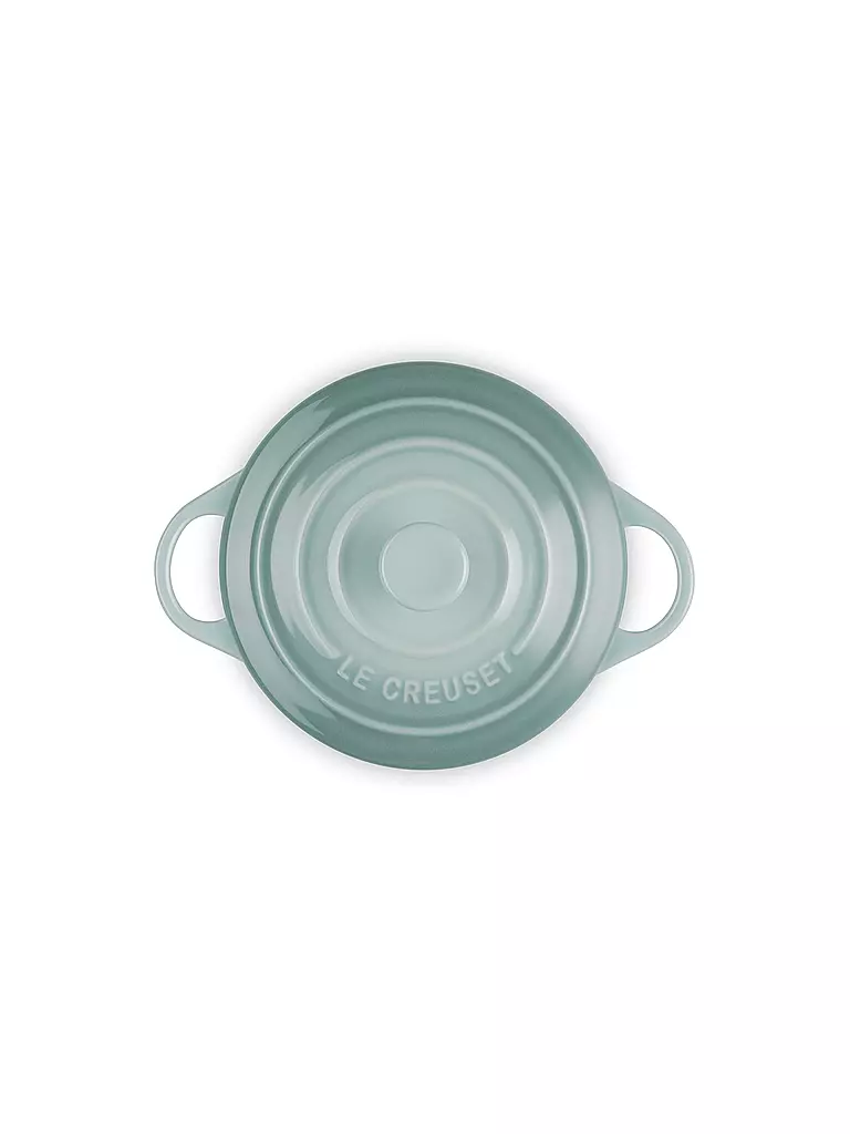 LE CREUSET | Mini Cocotte 14cm/0,65l KLASSIK Sea Salt    | hellgrau