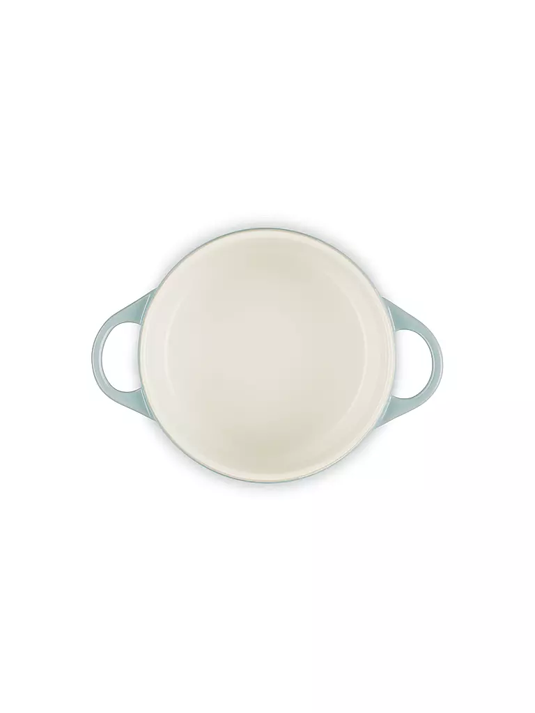 LE CREUSET | Mini Cocotte 14cm/0,65l KLASSIK Sea Salt    | hellgrau