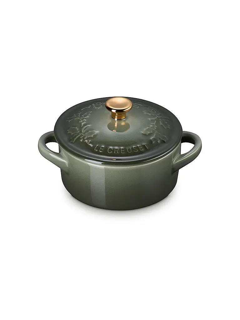 LE CREUSET | Mini Cocotte mit Deckel 10cm/0,25l HOLLY Thyme  | Dunkelgrün
