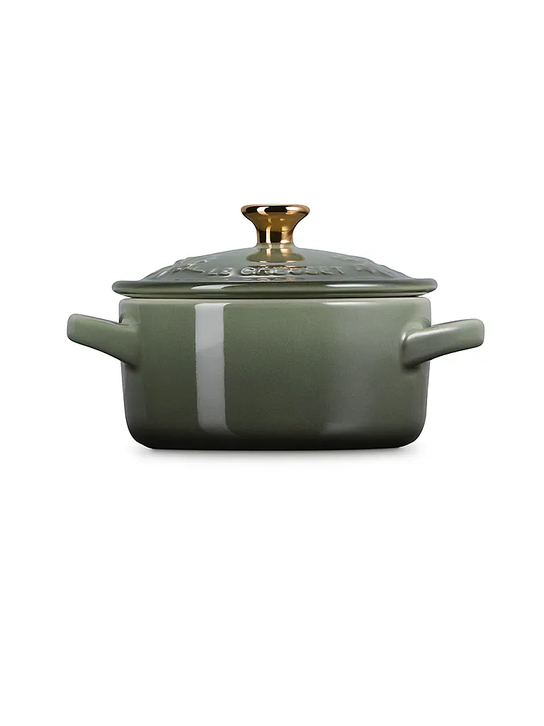 LE CREUSET | Mini Cocotte mit Deckel 10cm/0,25l HOLLY Thyme  | Dunkelgrün