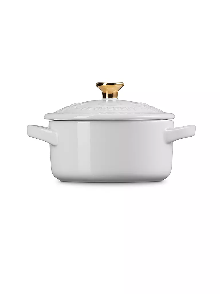 LE CREUSET | Mini Cocotte mit Deckel 10cm/0,25l HOLLY White | Weiss
