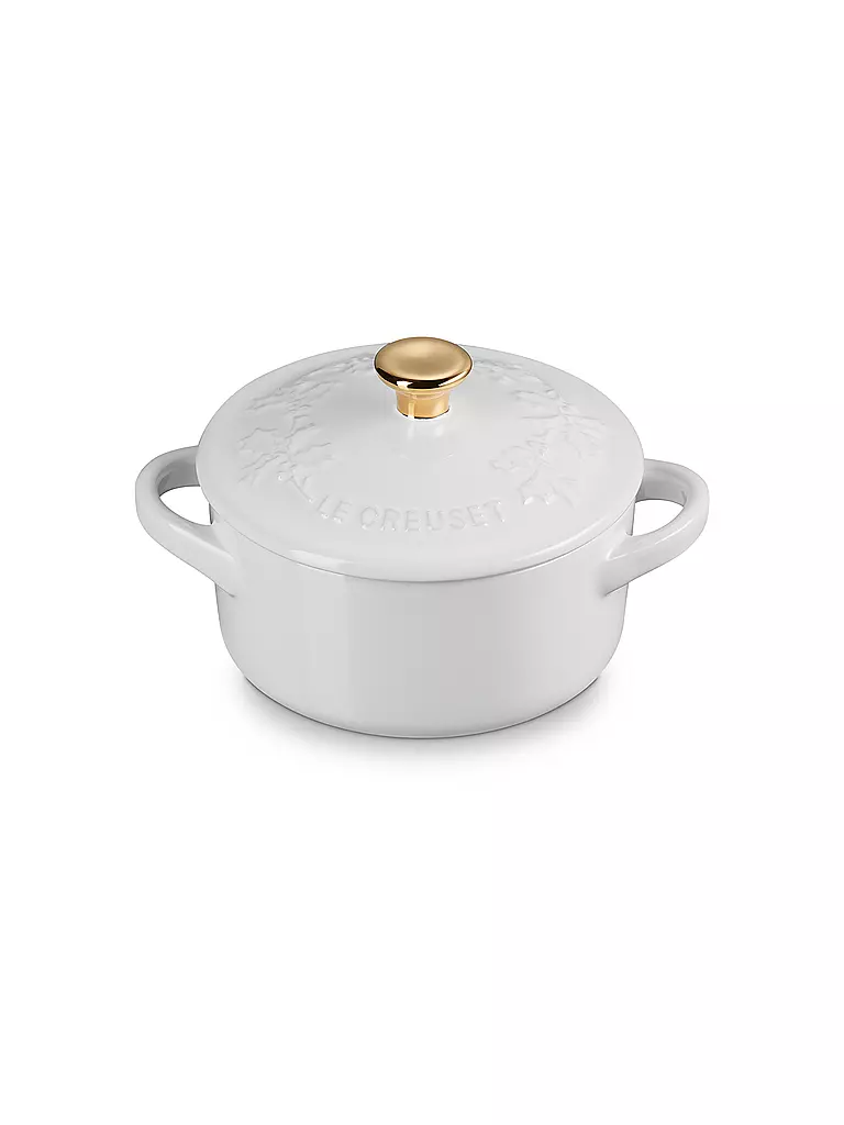 LE CREUSET | Mini Cocotte mit Deckel 10cm/0,25l HOLLY White |