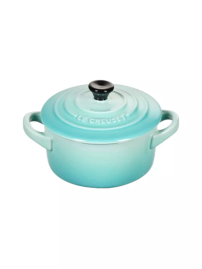 LE CREUSET | Mini-Cocotte "Poterie" 10cm (cool mint) 0,2L | türkis