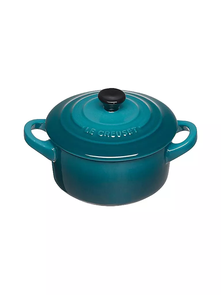 LE CREUSET | Mini-Cocotte "Poterie" 10cm (deep teal) 0,2L | petrol