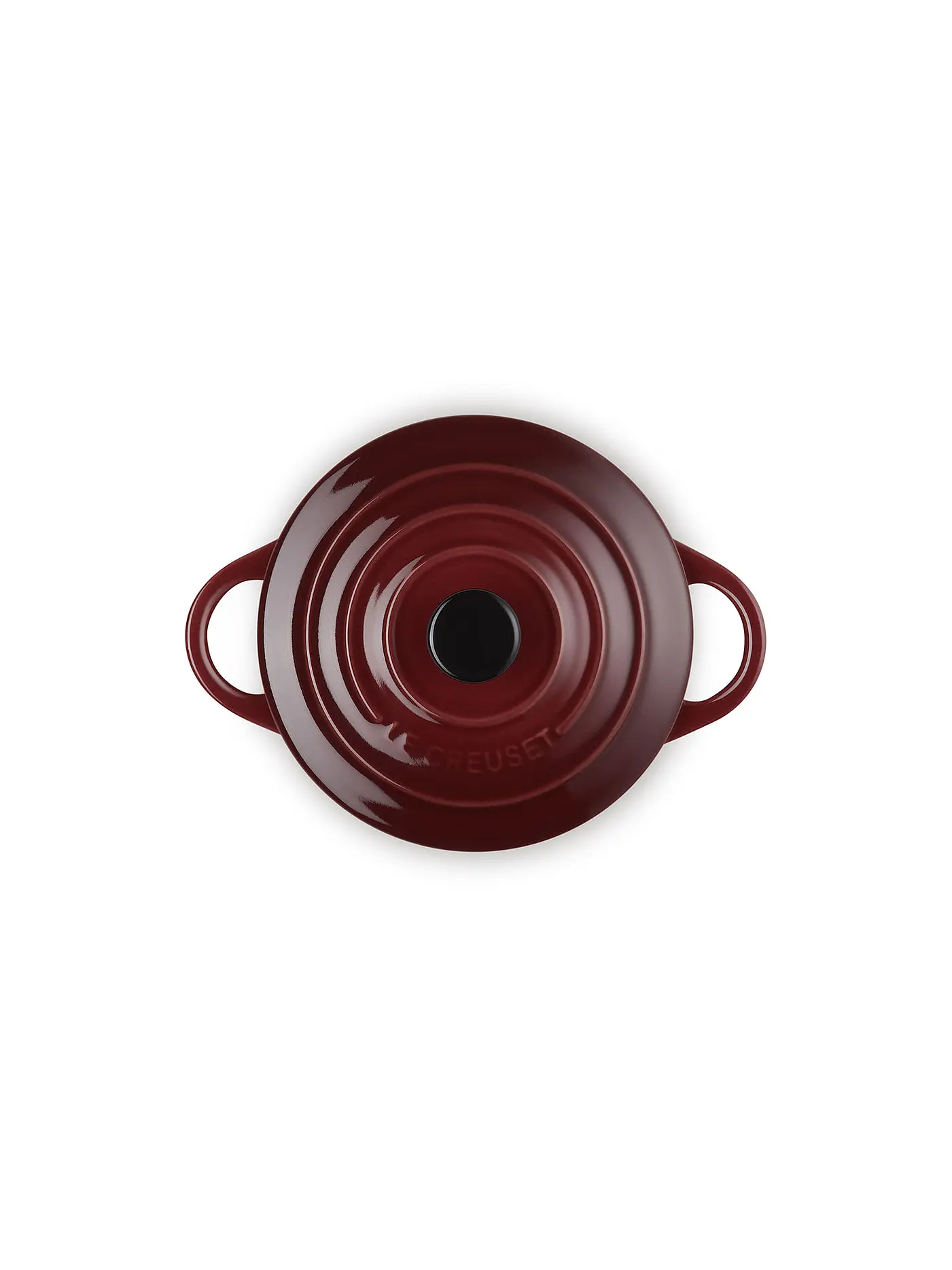 LE CREUSET | Mini-Cocotte POTERIE 10cm/0,2L Garnet | dunkelrot