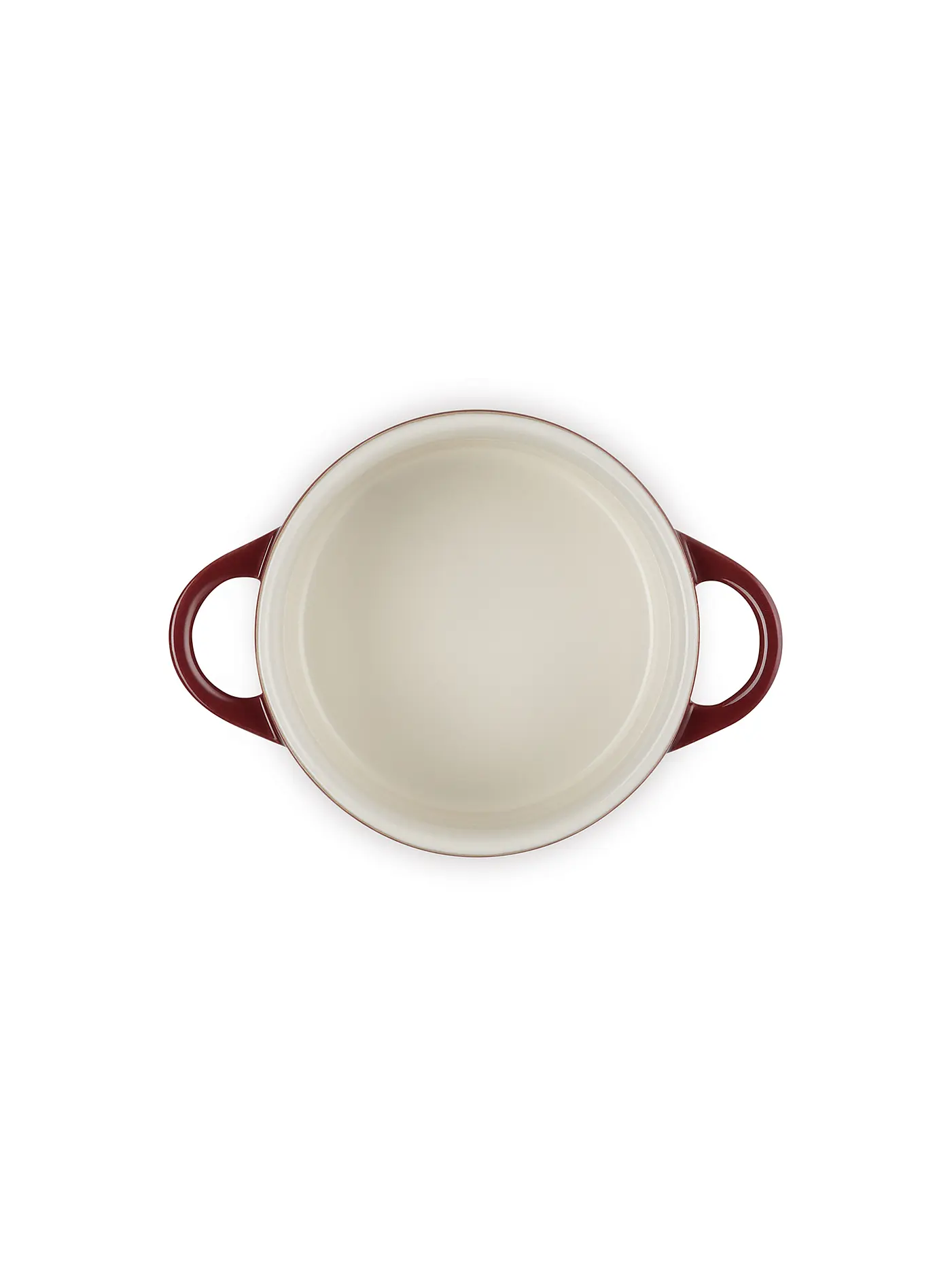 LE CREUSET | Mini-Cocotte POTERIE 10cm/0,2L Garnet | dunkelrot