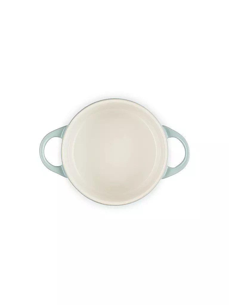 LE CREUSET | Mini-Cocotte POTERIE 10cm/0,2L Sea Salt | dunkelrot