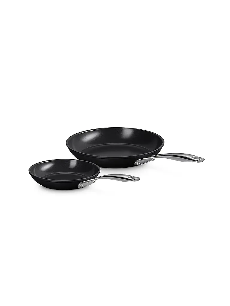 LE CREUSET | Pfannen Set 20+26cm Antihaft  | Schwarz