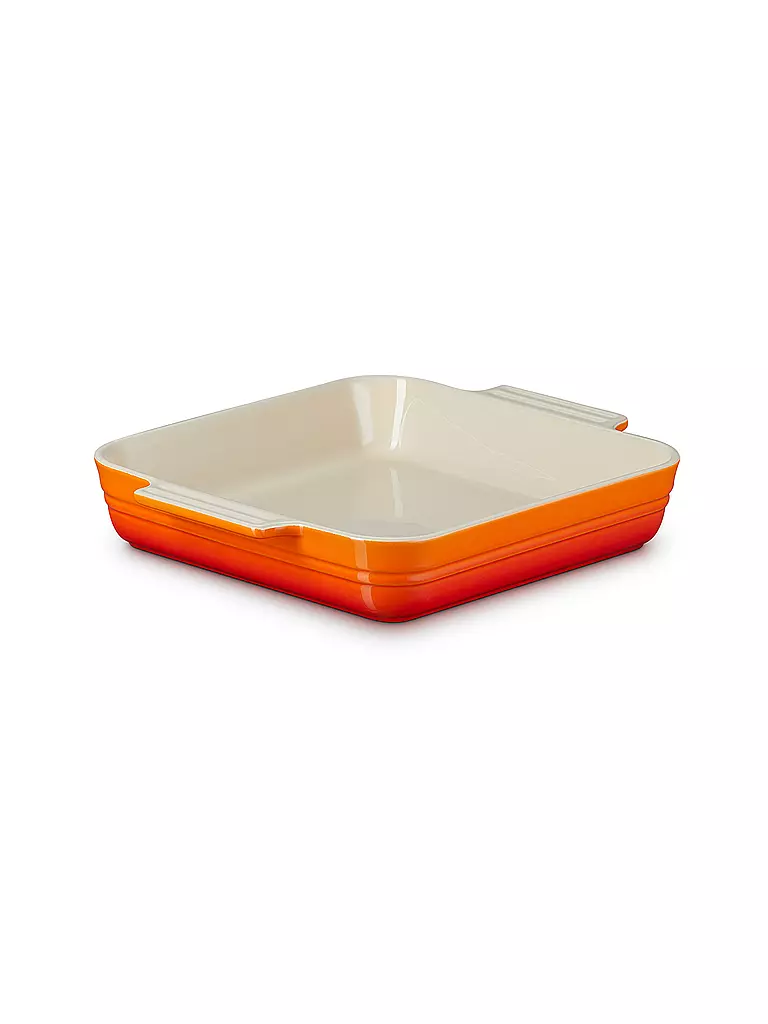 LE CREUSET | Quadratische Auflaufform 23cm  | orange