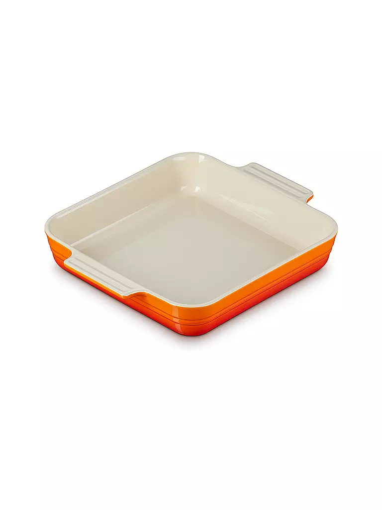 LE CREUSET | Quadratische Auflaufform 23cm  | orange