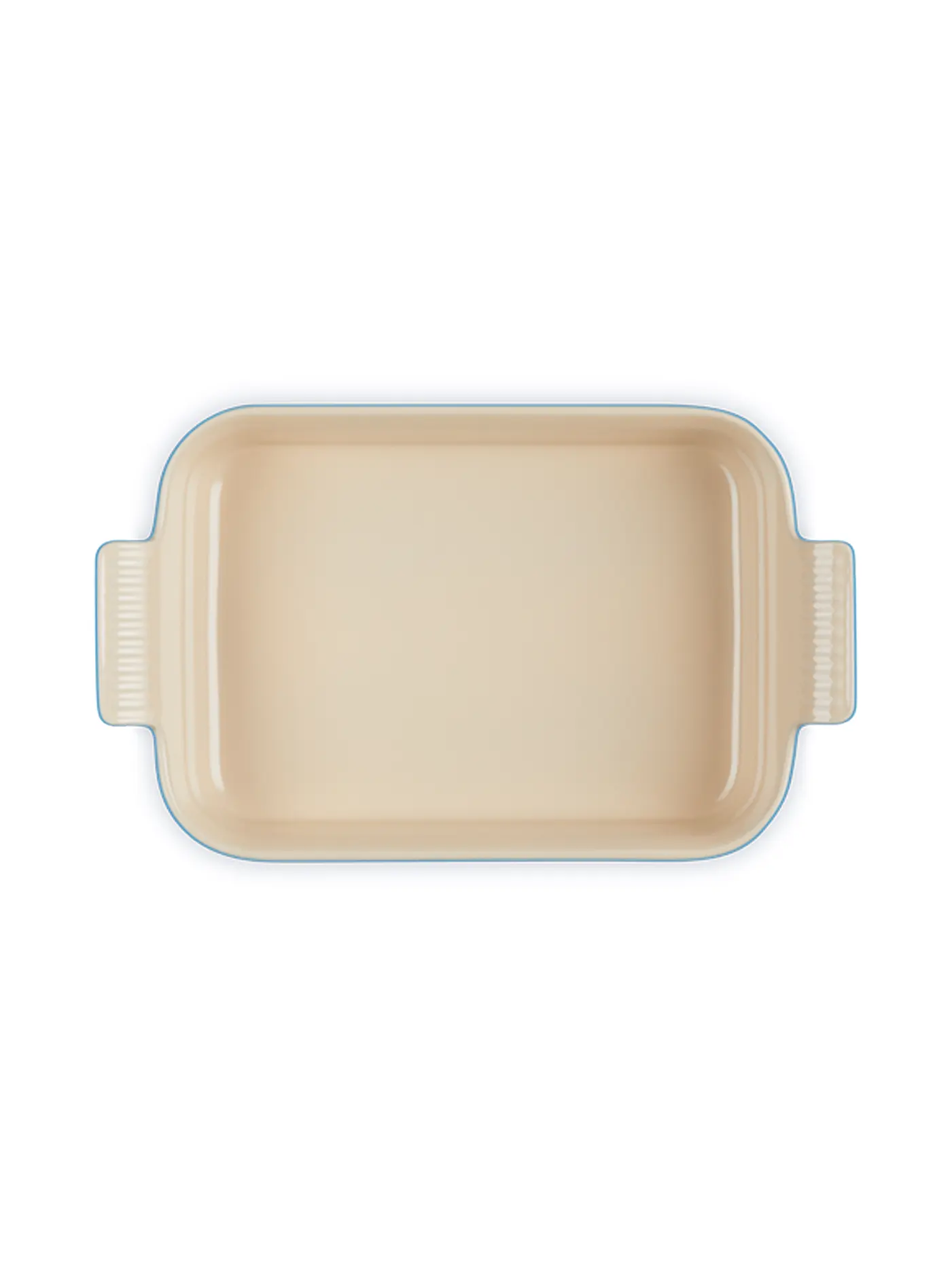 LE CREUSET | Rechteckige Auflaufform Tradition aus Steinzeug 26x19cm/2,4l Azure | blau