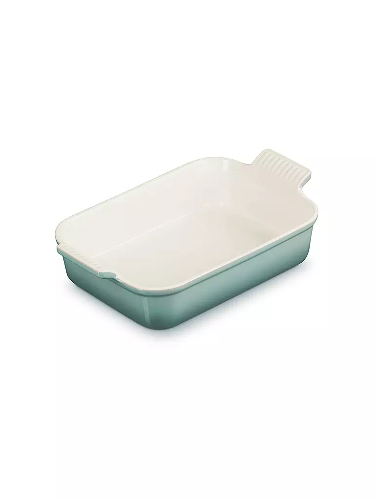 LE CREUSET | Rechteckige Auflaufform Tradition aus Steinzeug 26x19cm/2,4l | dunkelrot