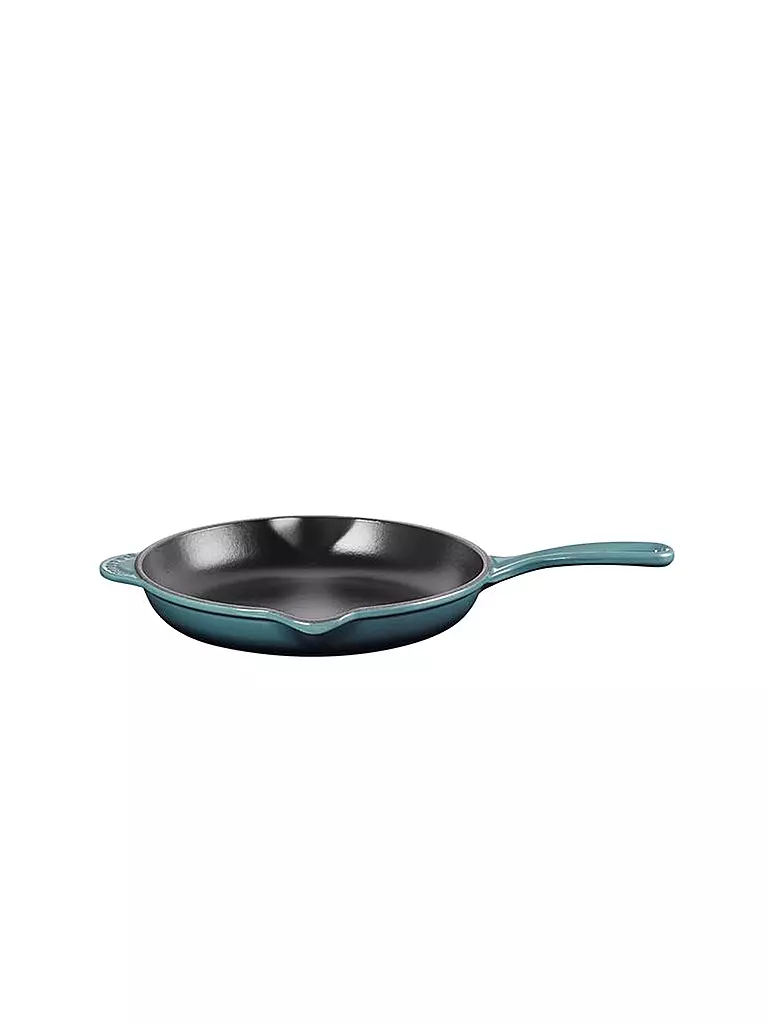 LE CREUSET | Runde Brat- und Servierpfanne Tradition aus Gusseisen 26cm Ocean | petrol