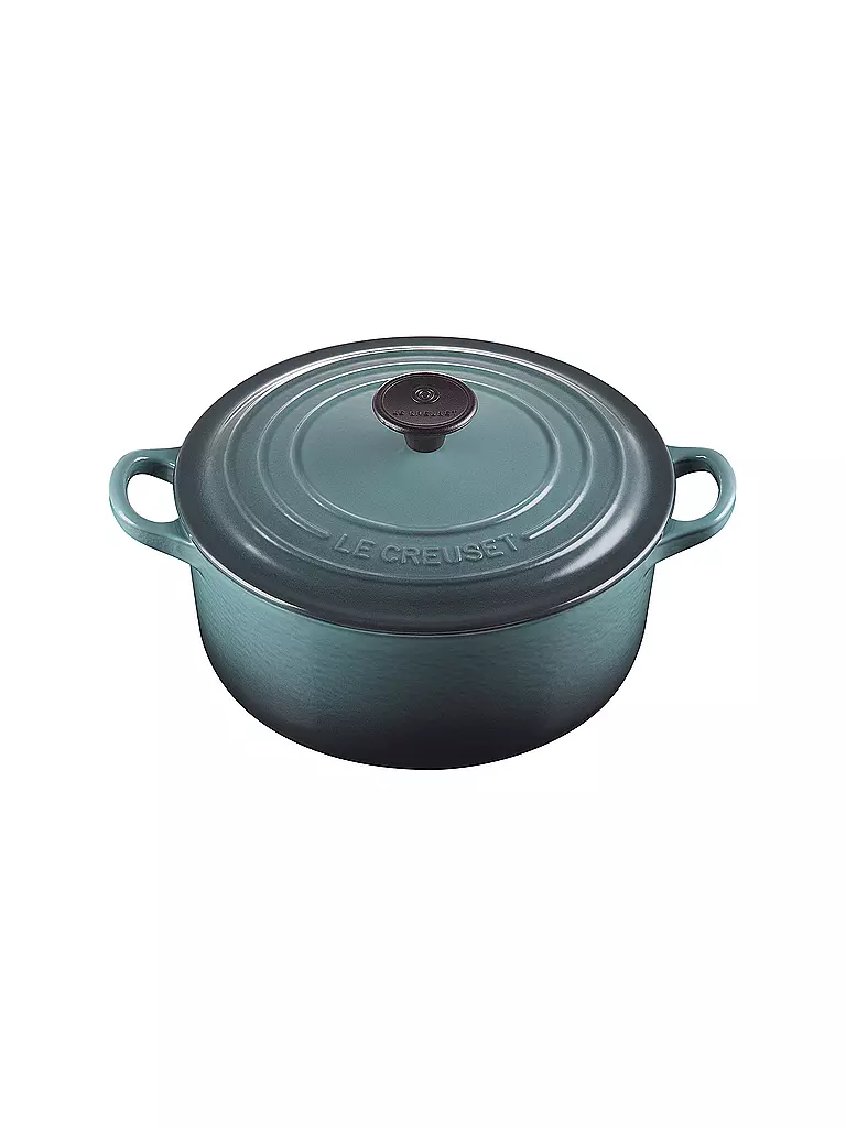LE CREUSET | Runder Bräter Tradition aus Gusseisen 26cm Ocean | petrol
