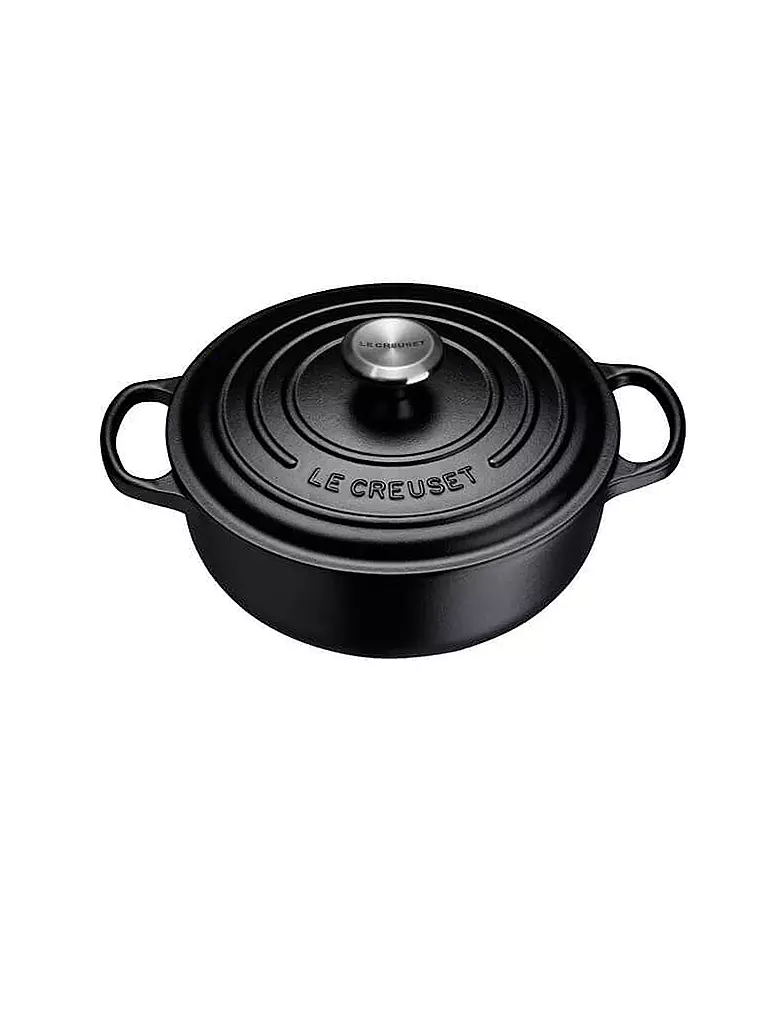 LE CREUSET | Sauteuse "Signature" 24cm (Schwarz) | schwarz