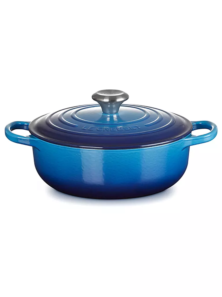 LE CREUSET | Sauteuse SIGNATURE 24cm Azure | blau