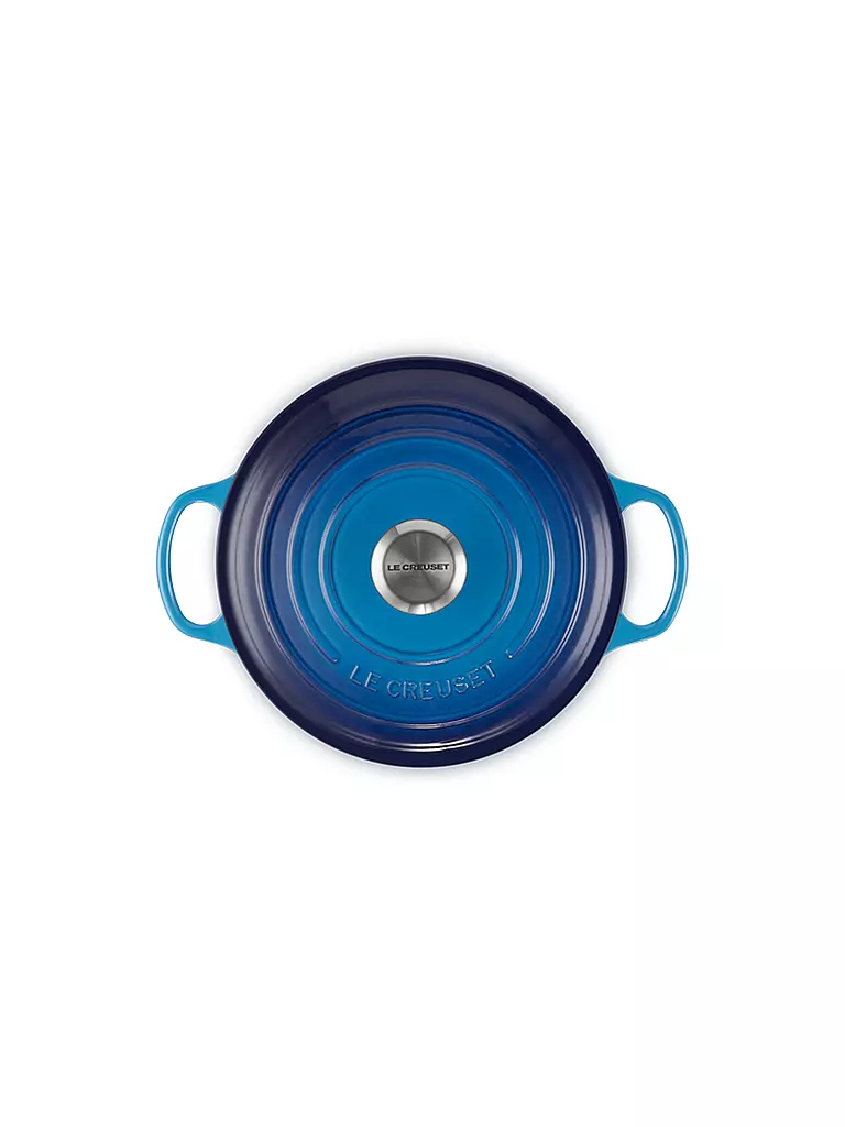 LE CREUSET | Sauteuse SIGNATURE 24cm Azure | blau