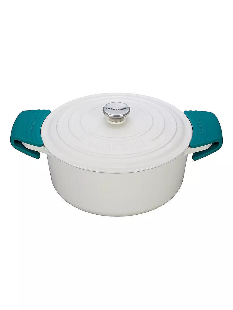 LE CREUSET | Silikon Griffschutz 2-er (Deep Teal) | petrol