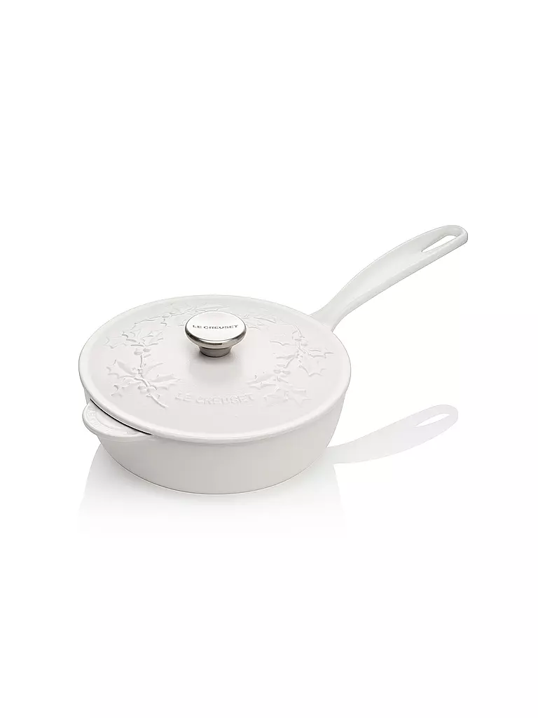 LE CREUSET | Stielkasserolle 21cm Holly Collection Limited Edition Cotton | beige