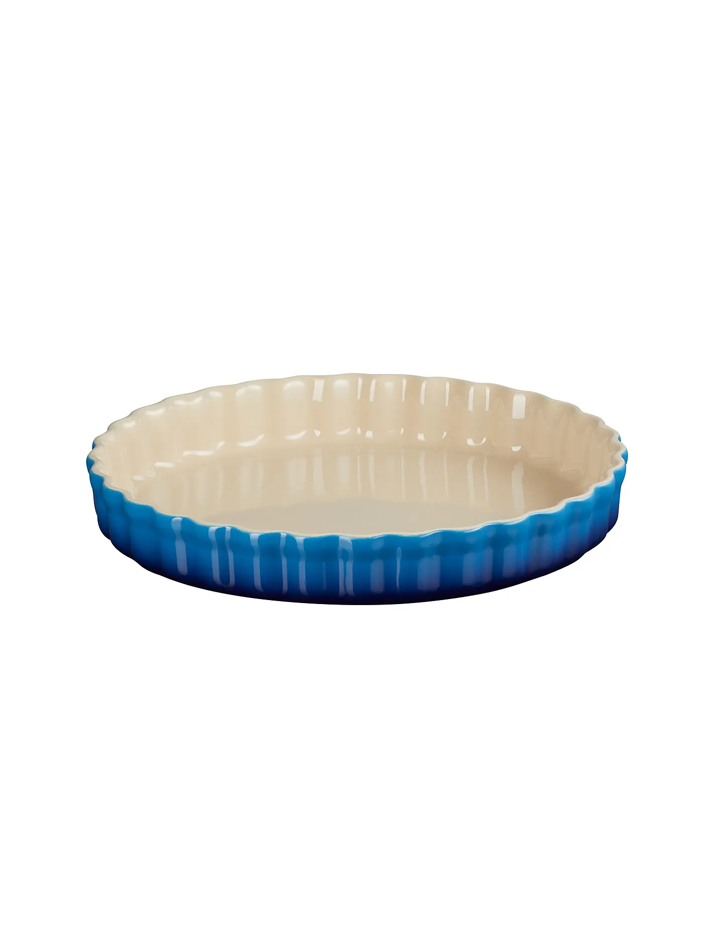 LE CREUSET | Tarteform 28cm/2,1l POTERIE Sea Salt  | blau