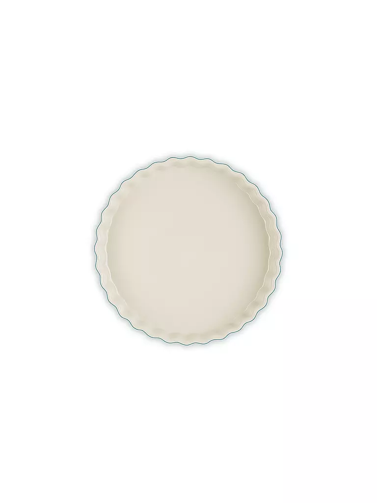 LE CREUSET | Tarteform 28cm/2,1l POTERIE Sea Salt | dunkelrot