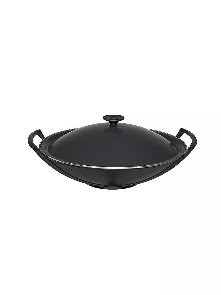 LE CREUSET | Wok mit Deckel 36cm (schwarz) | schwarz