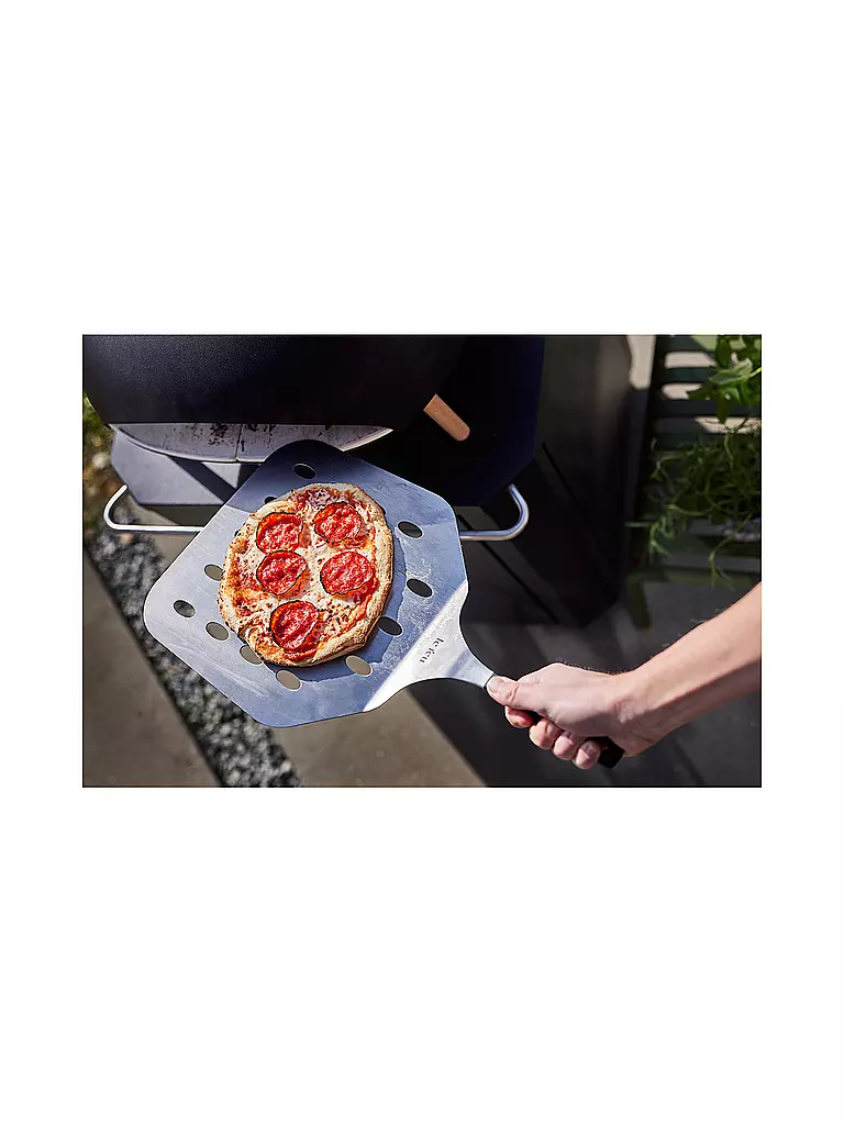 LE FEU | Pizza Pell Edelstahl / Schwarz | silber